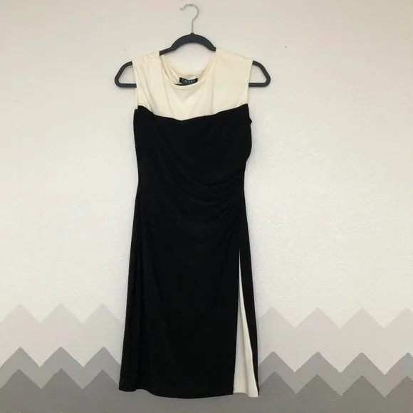 ralph lauren dresses black and white Ralph Lauren Evening Gown, Size 12 – Aiken Tack Exchange